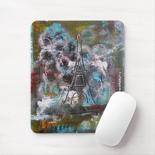 Whispers of Paris Painting by Alfred Fox Mouse Pad (With Mouse)