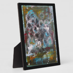 Whispers of Paris Painting by Alfred Fox Plaque