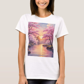 Whispers of Sakura at Sunset T-Shirt