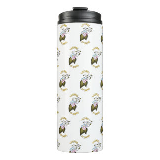 Whispers of Spring Floral T-Shirt – Romantic Bloom Thermal Tumbler