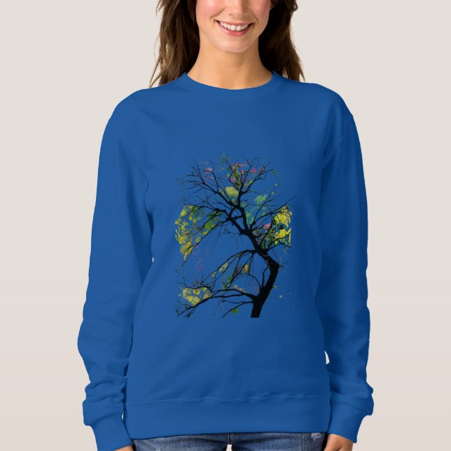 “Whispers of Spring” “The Tree That Dreamed in Col Sweatshirt (Front)