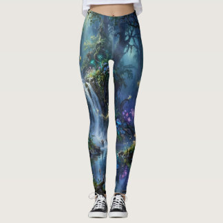 Whispers of the Enchanted Falls Magical Fairy Fore Leggings