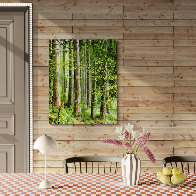  Whispers of the Enchanted Forest Canvas Print (Nature's embrace: a beautiful forest scene for your walls.)