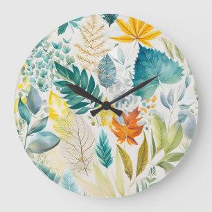 Whispers of the Forest Large Clock