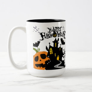 Whispers of the Graveyard white Two-Tone Coffee Mug
