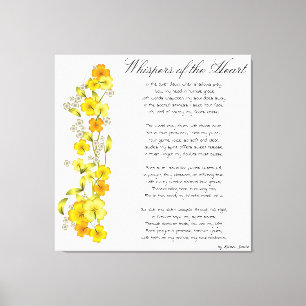 Whispers of the Heart Canvas Print