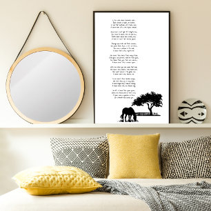Whispers of the Hooves: Ode to a Horse Mum Poster