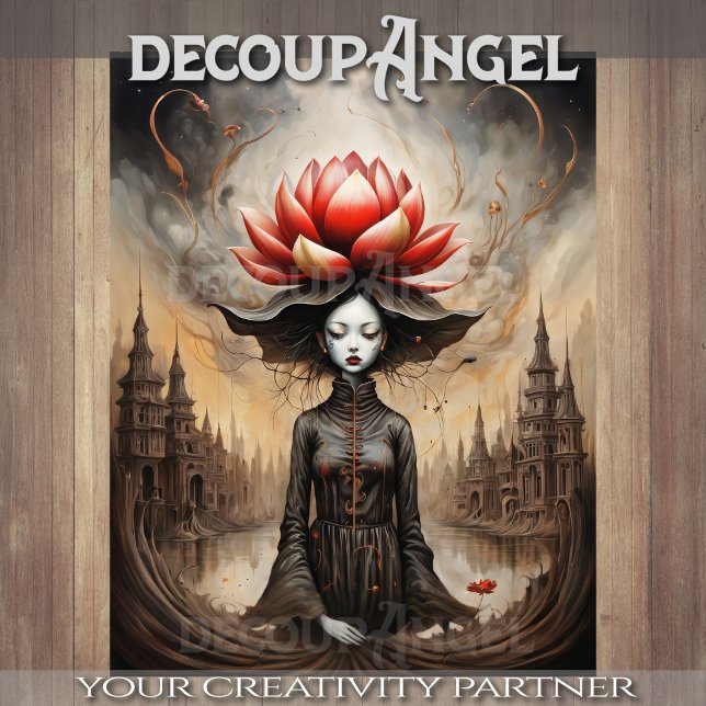 Whispers of the Lotus - Decoupage - Tissue Paper (Creator Uploaded)