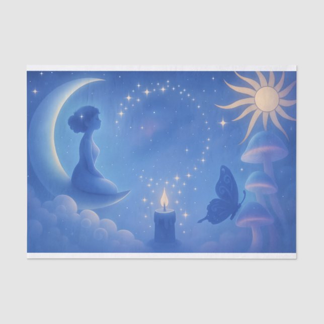 Whispers Of The Moon Tissue Paper (Front)