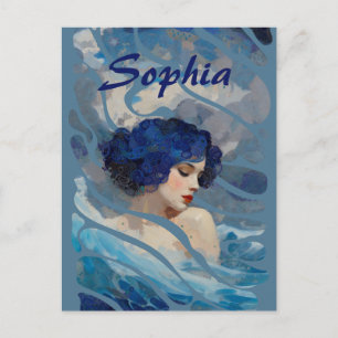 Whispers of the Ocean Goddess Postcard