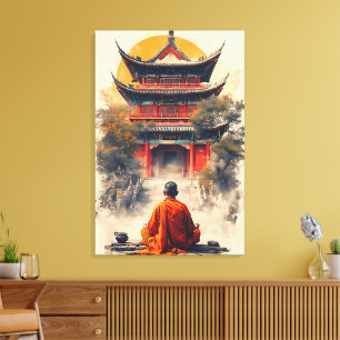 Whispers of the Pagoda Canvas Print