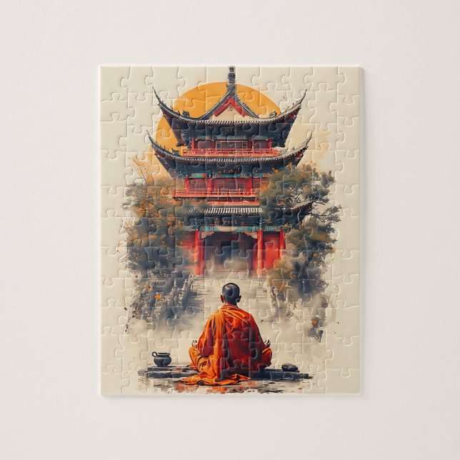 Whispers of the Pagoda Jigsaw Puzzle (Vertical)