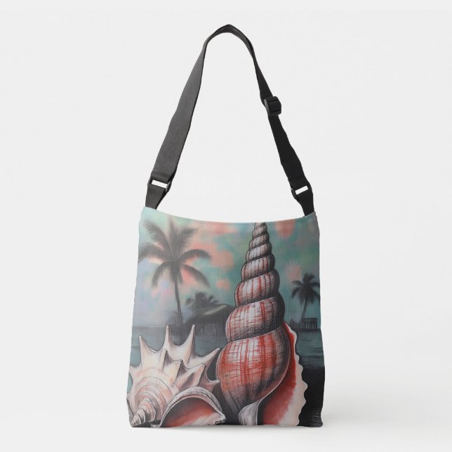 Whispers Of the Shore Crossbody Bag (Front)