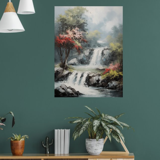 Whispers of the Waterfall Poster (Living Room 1)