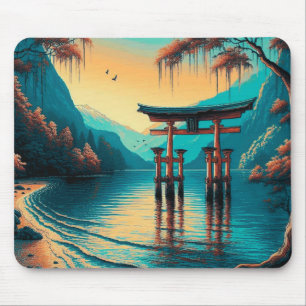 "Whispers of Tranquillity: The Spirit Gate" Mouse Pad