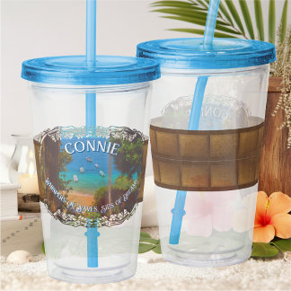 Whispers of Waves, Sips of Dreams 1017 Acrylic Tumbler