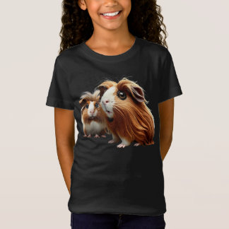 Whispers of Whiskers: The Guinea Pig Duet T-Shirt