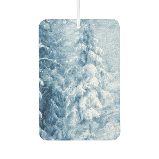 Whispers of Winter Car Air Freshener (Front)
