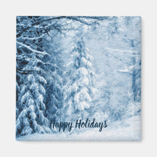 Whispers of Winter Magnet