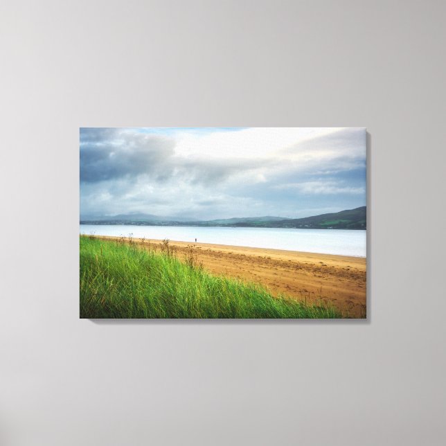 Whispers on the Sand: Historic Rathmullan Beach Canvas Print (Front)