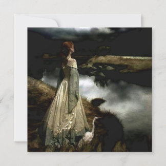 “Whispers on the Wind” by Edward Robert Hughes Holiday Card