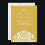 Whispers Swan Birds Lotus Flowers Mandala Wedding Invitation<br><div class="desc">Beautiful invitations and stationery for special occasions and festivals are available in both physical and digital formats. We can extend any design into matching items such as RSVP cards,  labels,  envelopes,  and more. Customization is available upon request. Looking forward to hearing from you!</div>