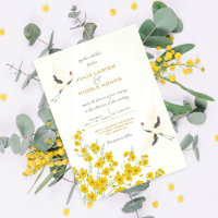 Whispers Swan Birds Lotus Flowers Mandala Wedding