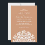 Whispers Swan Birds Lotus Flowers Mandala Wedding Invitation<br><div class="desc">Beautiful invitations and stationery for special occasions and festivals are available in both physical and digital formats. We can extend any design into matching items such as RSVP cards,  labels,  envelopes,  and more. Customization is available upon request. Looking forward to hearing from you!</div>