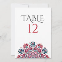Whispers Swan Birds Lotus Flowers Table Number