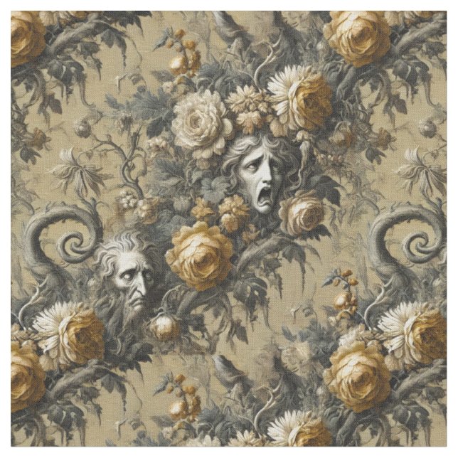 Whispers & Whelps of a Forgotten Fairytale – Med Fabric (Close Up)