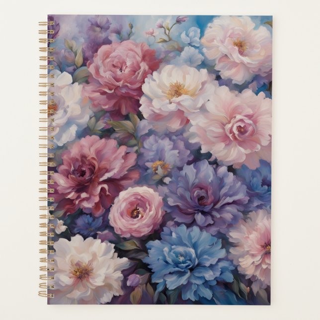 Whispy wildflower design planner (Front)
