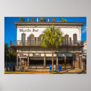 Whistle Bar Key West Poster