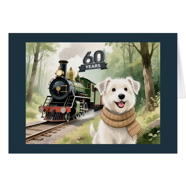 Whistle & Wag Celebration Card (Front Horizontal)
