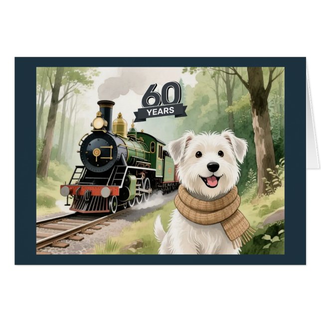 Whistle & Wag Celebration Card (Front Horizontal)