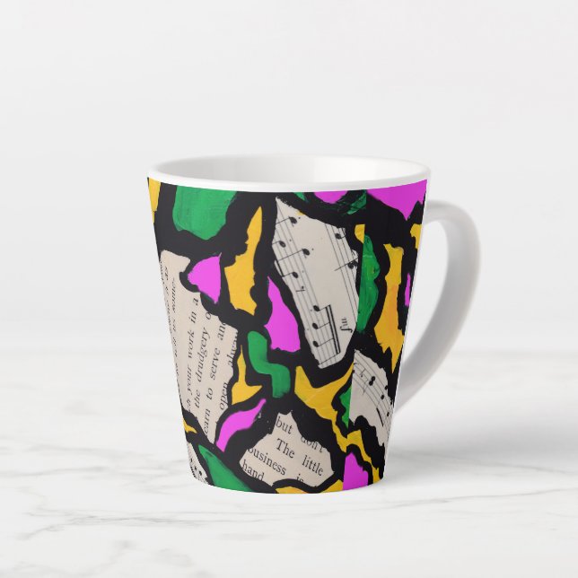 Whistle While You Work Latte Mug (Right Angle)