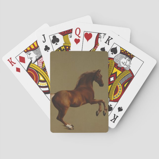 Whistlejacket the Horse (by George Stubbs) Playing Cards (Back)