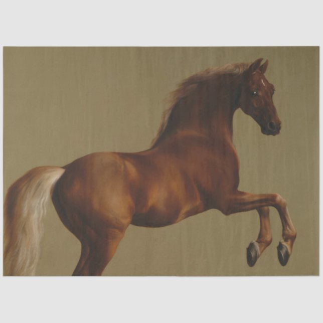 Whistlejacket the Horse (by George Stubbs) Tissue Paper (Front)