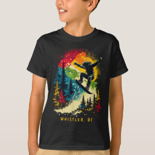 Whistler Bc Canada Snowboarder Snowboarding Resort T-Shirt