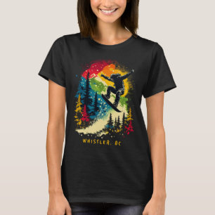 Whistler Bc Canada Snowboarder Snowboarding Resort T-Shirt