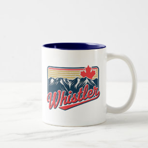 Whistler BC Canada Two-Tone Coffee Mug
