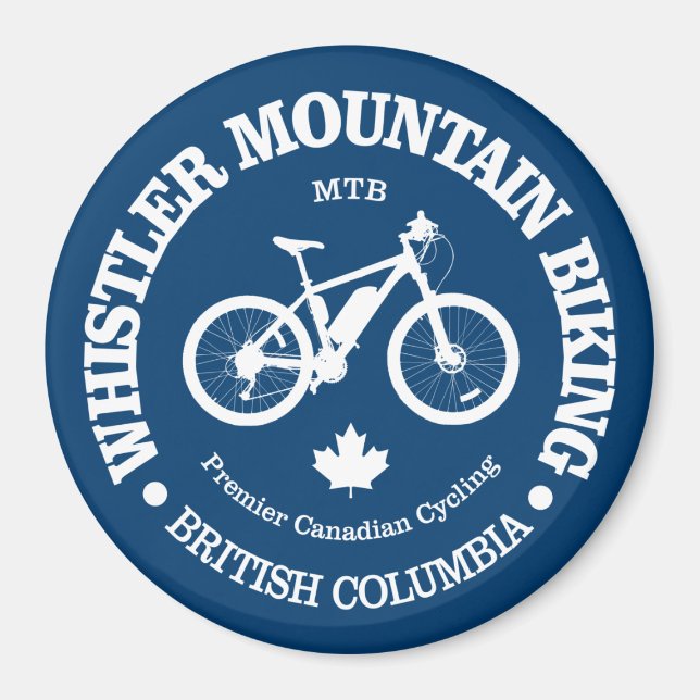 Whistler BC (MTB) Magnet (Front)