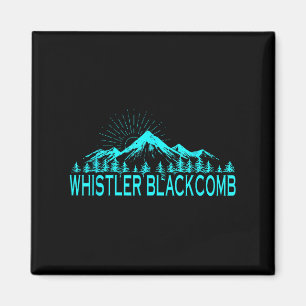 Whistler Blackcomb Canada Ski Resort Skiing Rocky  Magnet
