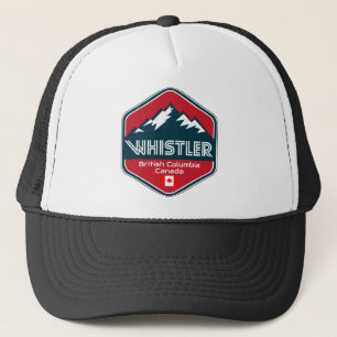 Whistler British Columbia Canada Design Trucker Hat