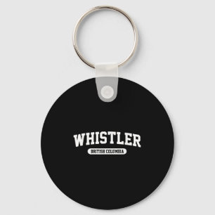 Whistler British Columbia Canada Ski Mountain Skii Key Ring