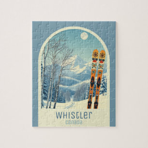 Whistler British Columbia Canada Ski Resort game  Jigsaw Puzzle