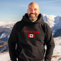 Whistler Canada Canadian Flag Dark Color