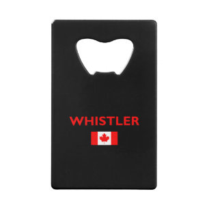 Whistler Canada Canadian Flag Dark Colour