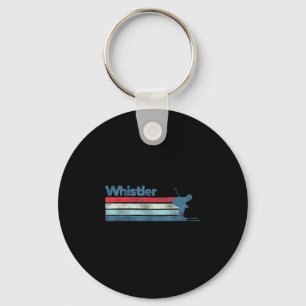 Whistler Canada Retro Ski  Key Ring