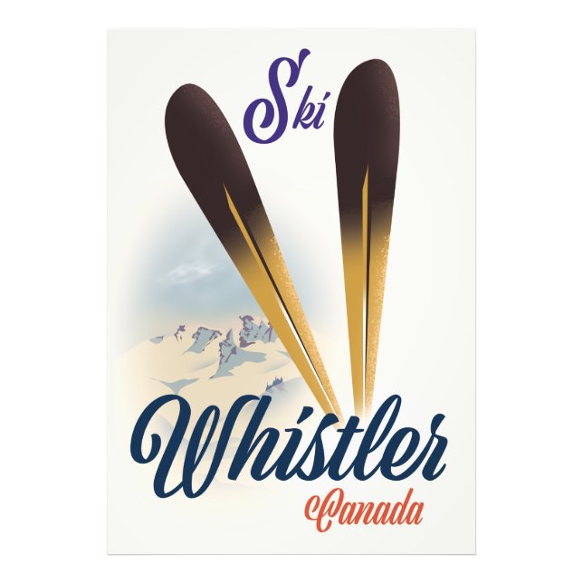 Whistler Canada ski poster (Front)