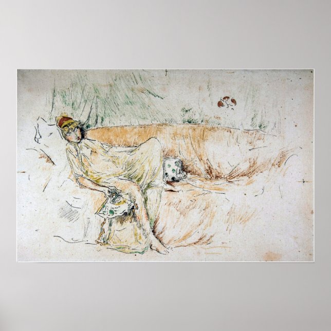 Whistler - Draped Figure Reclining Poster (Front)